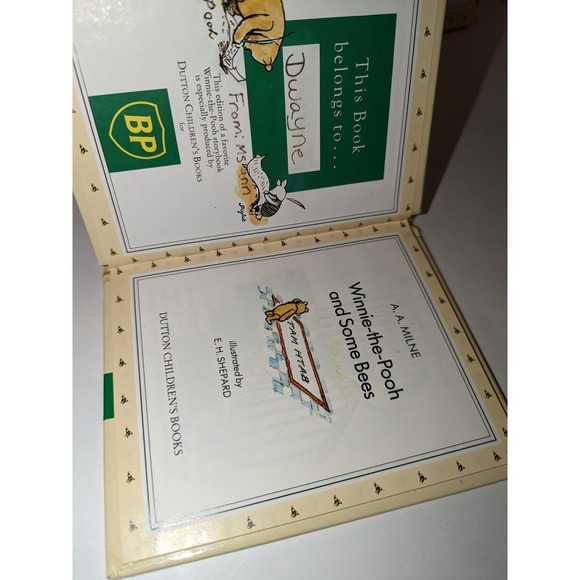 Vintage 1997 The Classic Pooh Treasury Vol 1  Hardcover Books 3 Cassettes - Picture 6 of 15